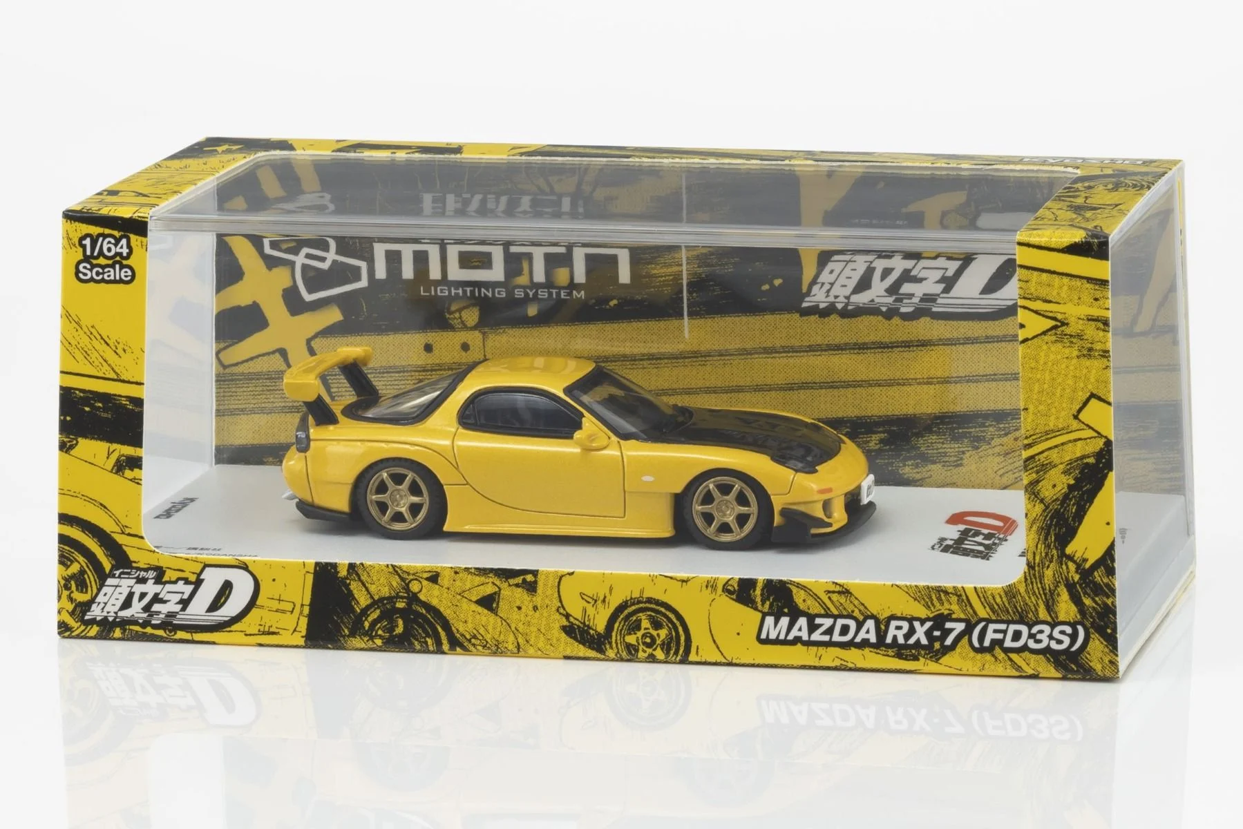  [有燈] Pre Order - Kyosho (07133LB) 1:64 INITIAL D MAZDA RX-7 (FD3S) With LED｜ 預訂優惠價 Pre-Order Price: HK$189