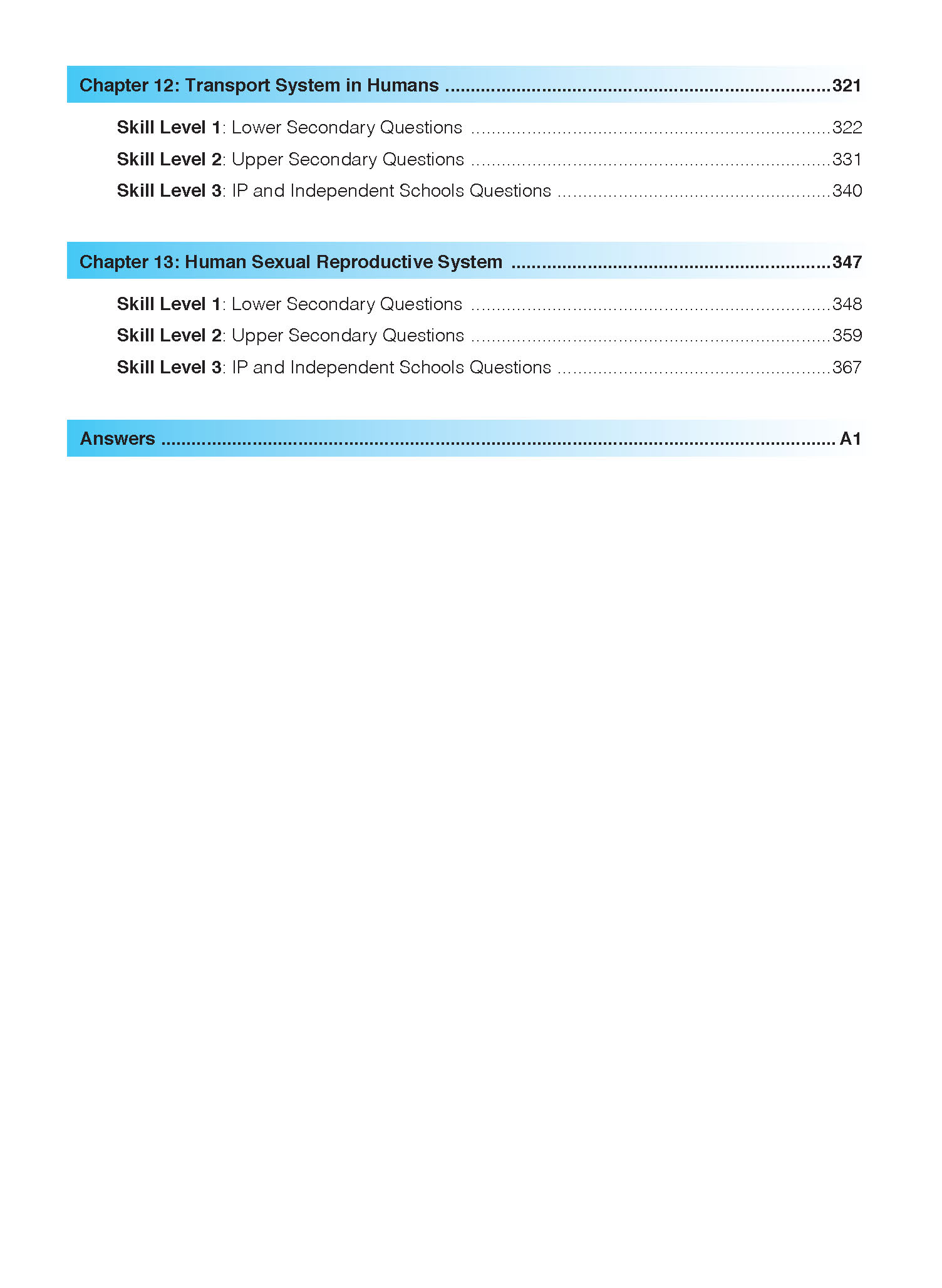 Secondary 2 Science Topical Course Assessment for G3 and IP