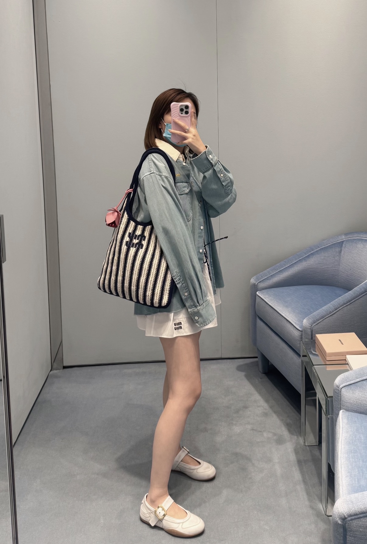 限時優惠✨新款🆕訂貨📮MIUMIU 編織IVY TOTE  Size 41.5x36cm