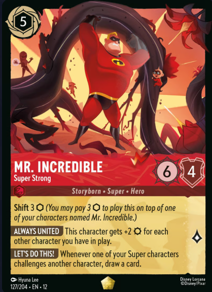 127/204 Mr. Incredible - Super Strong L