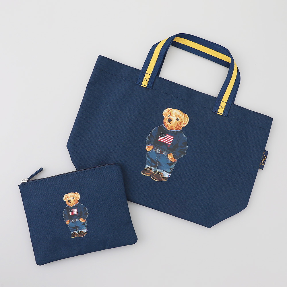 🆕【⭐訂購⭐】🌀 🇯🇵 日本直送 Ralph Lauren 經典 Polo Bear tote bag(附收納袋)［3款選］🌀 [ELJD-0001]