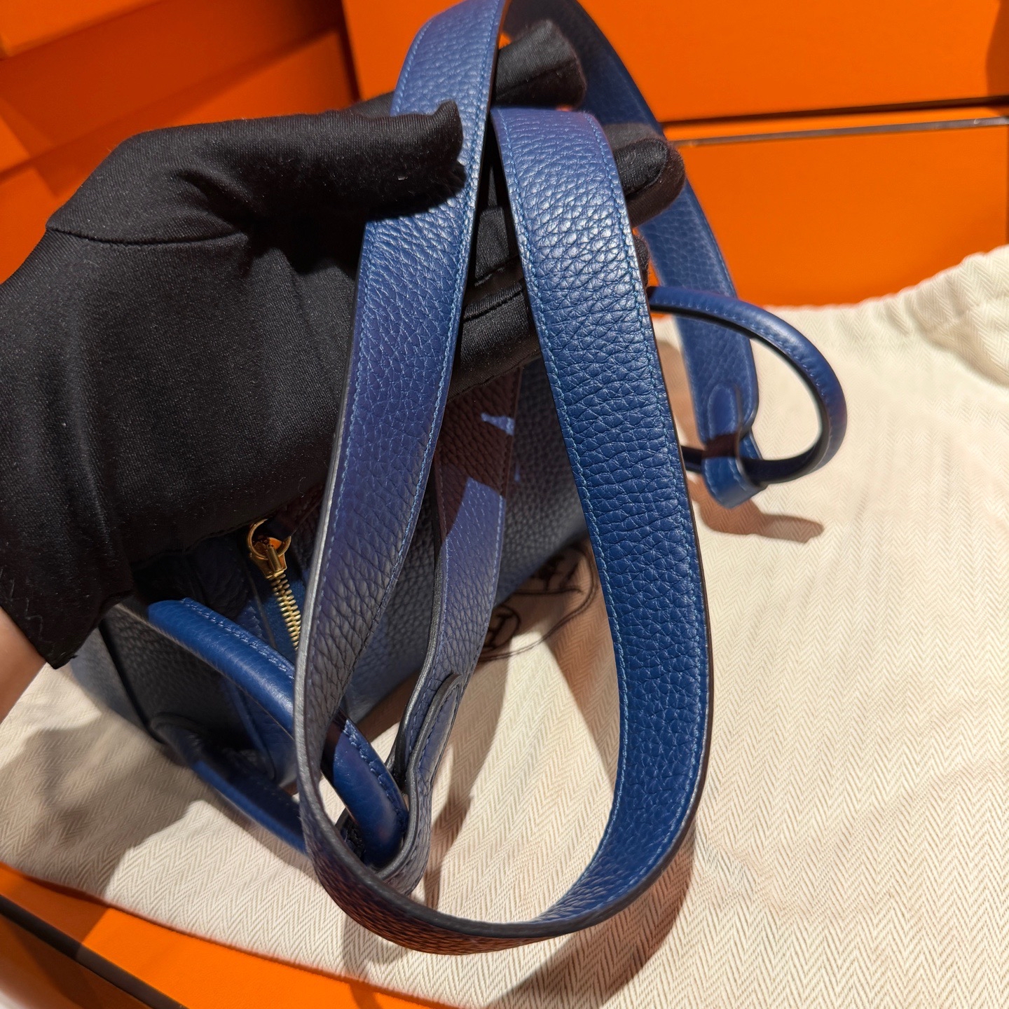 Pre-Owned HERMES Mini Lindy / Stamp D / Product Code: 26040808