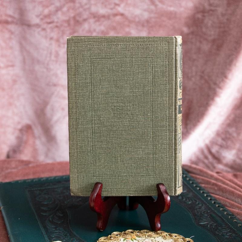 Antique Turn of 20th Century Rich Art Nouveau /Art Deco Graphic Franz Grillparzer's German Book Set of 2 (MW117)