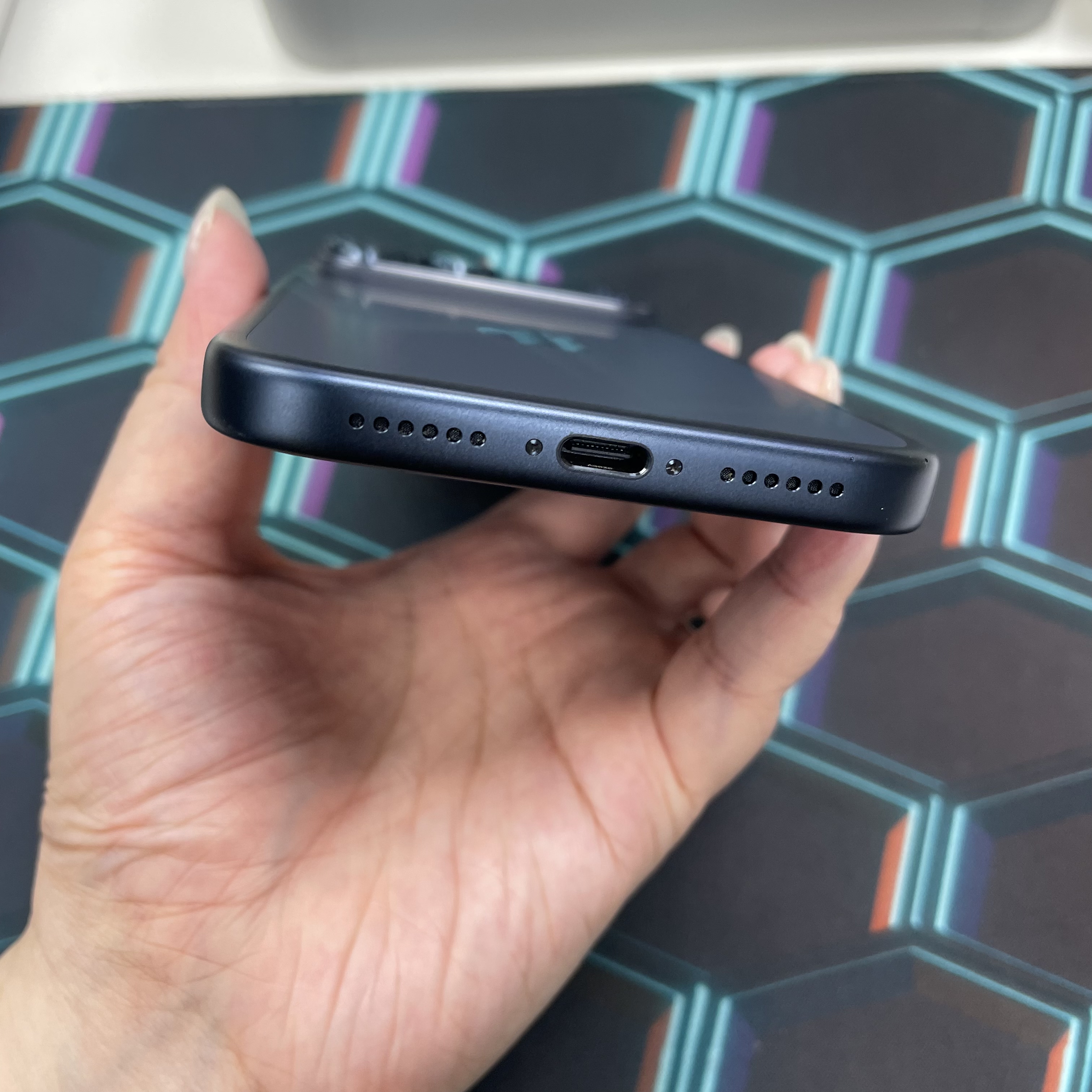 *6623 17 Pro max 完美機 256GB 電100 藍色 blue