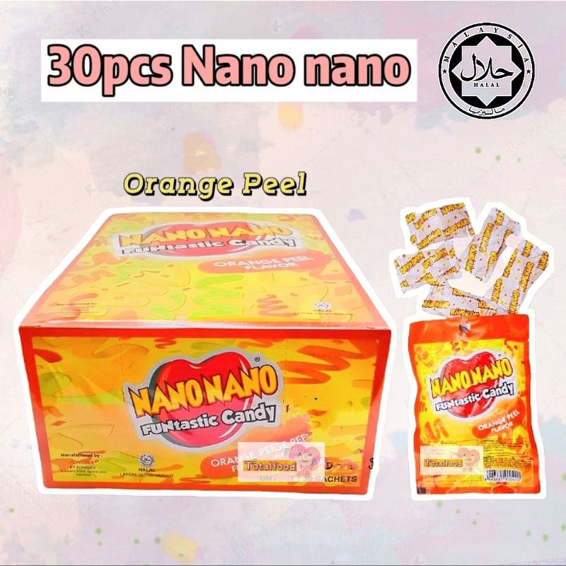 NanoNano Candy Orange Peel funtastic candy 30pcs