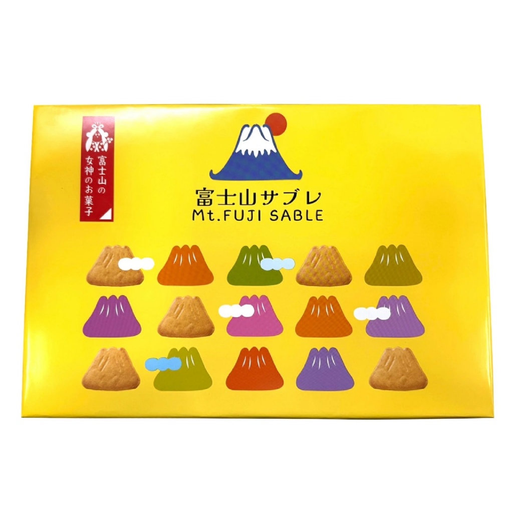 日本直送 土井製菓 富士形狀曲奇12枚入