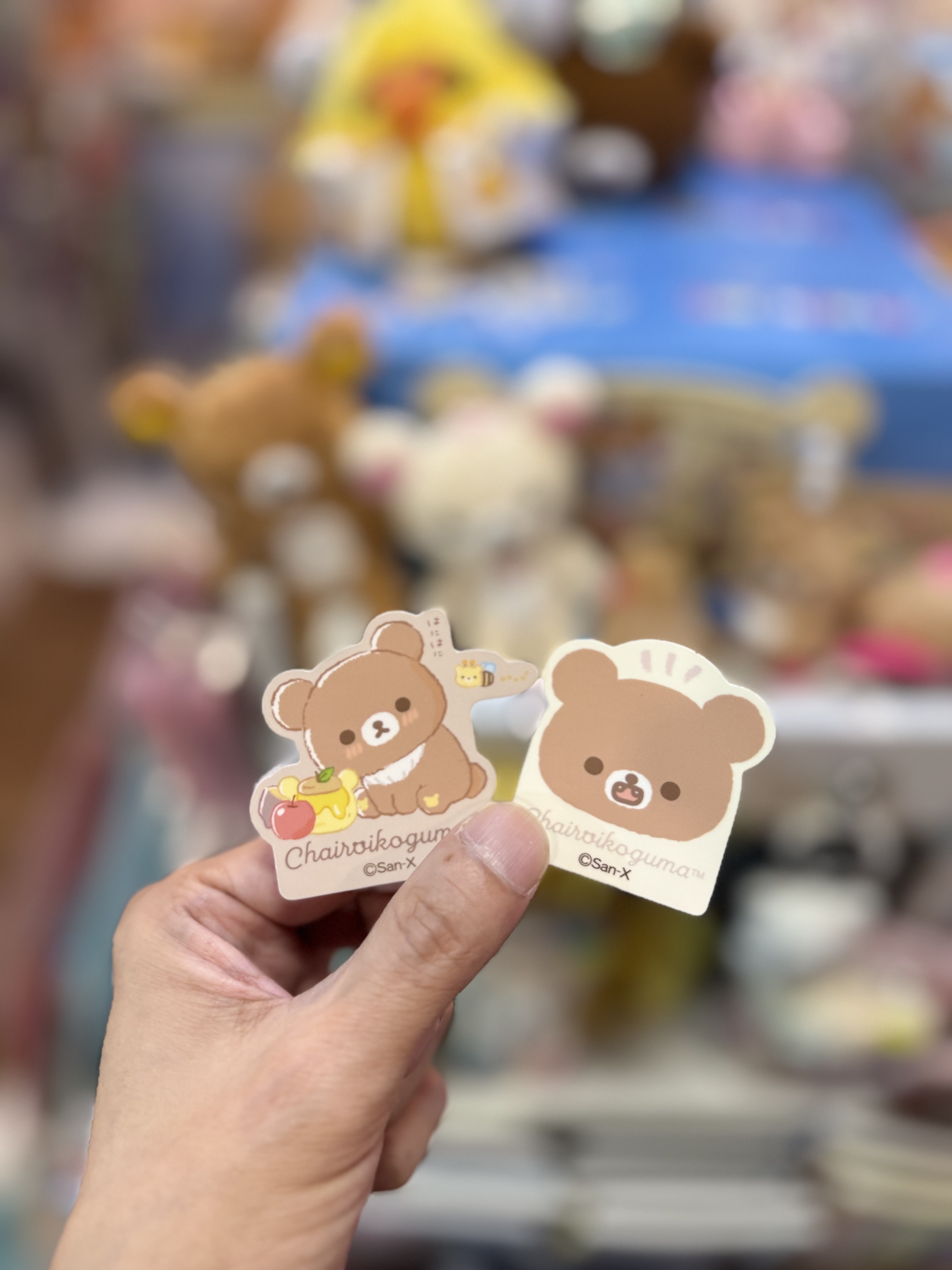 《現貨》全新日本專店限定小熊10週年 小熊對裝貼紙