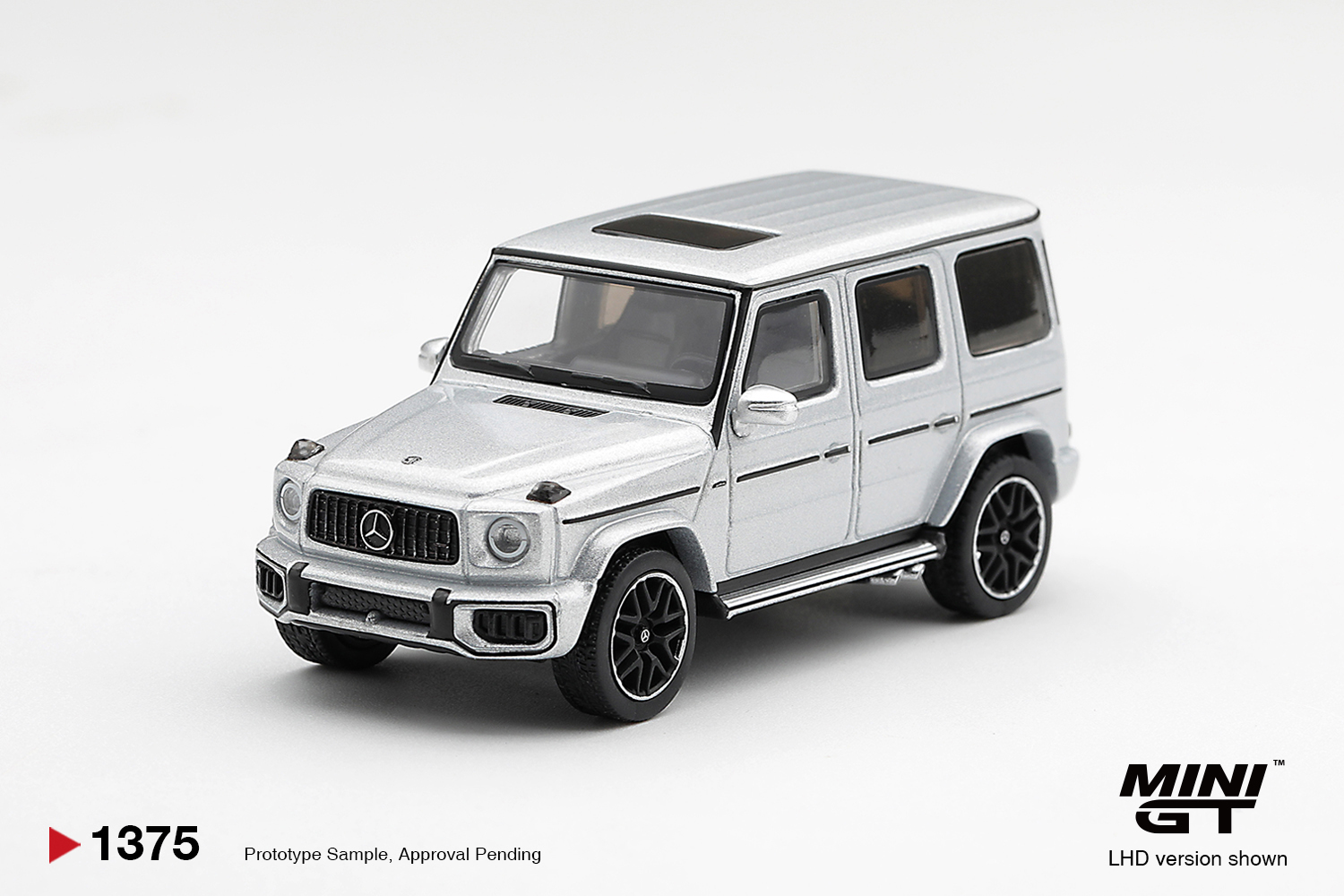 Pre Order - MINI GT ( MGT01375-R ) Mercedes-AMG G 63 Silver Metallic / MINIGT 預訂優惠價 Pre-Order Price: HK$89