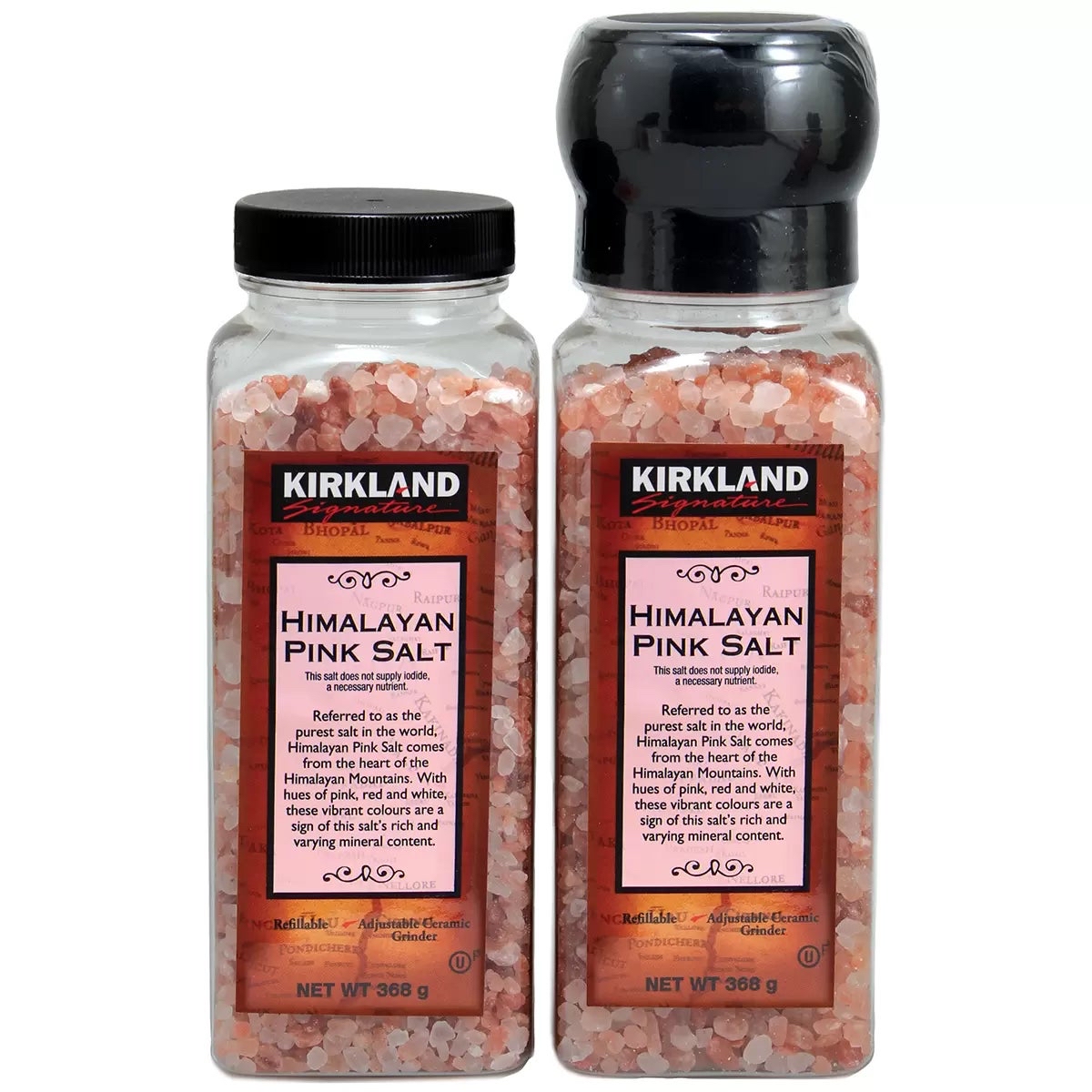 澳洲Costco  Kirkland Signature 喜馬拉雅粉紅鹽研磨器（含替換裝）737克