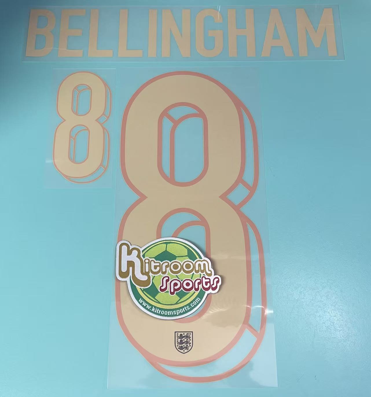 2024 England Away Nameset #8 BELLINGHAM