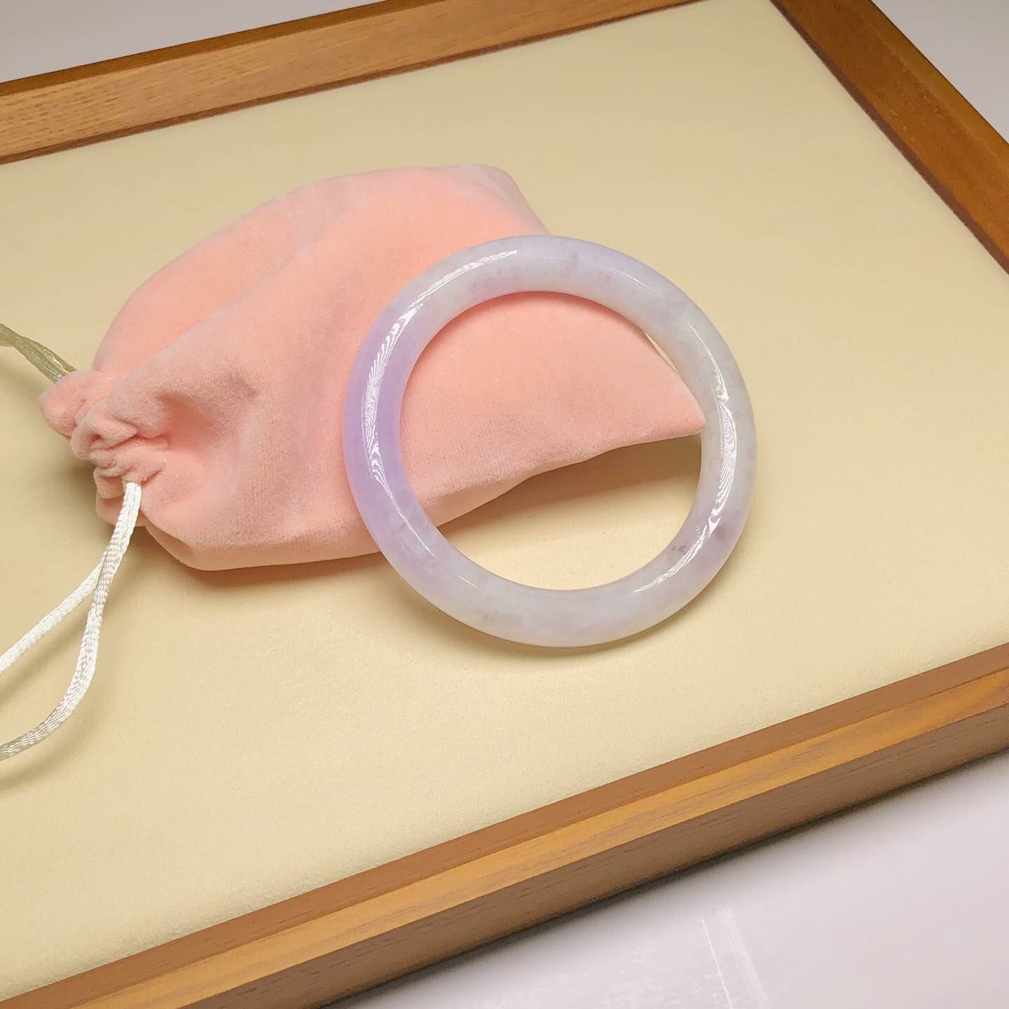 冰藍紫圓鐲56.7mm