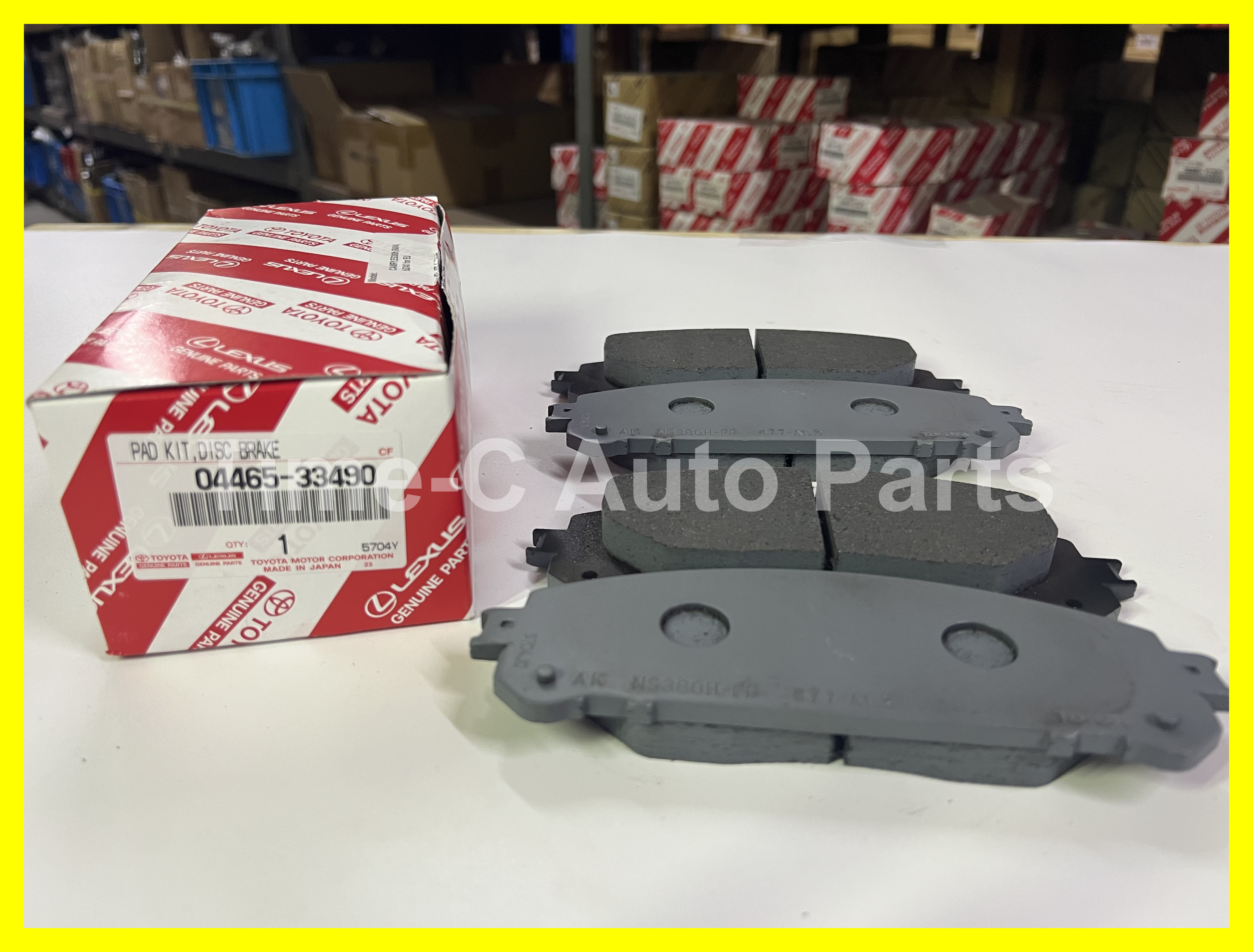 頭煞車皮 04465-33490 - Toyota Rav4