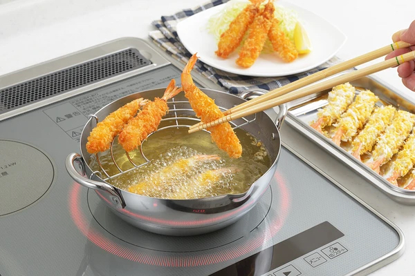 日本吉川鄉技不銹鋼天婦羅鍋