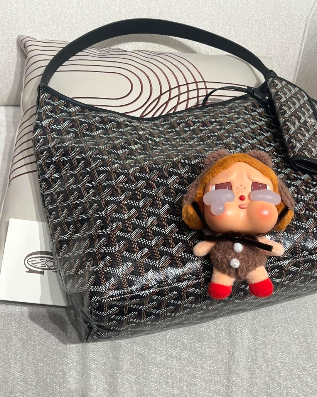 Goyard boheme hobo noir 100%Authentic ,99%new ✅收據✅pouch✅dust bag