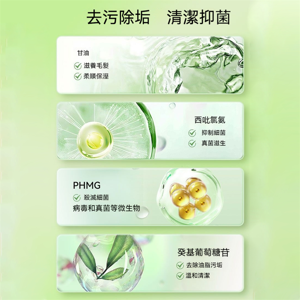 宠物乾洗手套 寵物濕巾 免洗清潔手套 寵物洗澡 狗狗 貓貓  乾洗 除臭去異味 除菌抑菌 [平行進口] HK2715