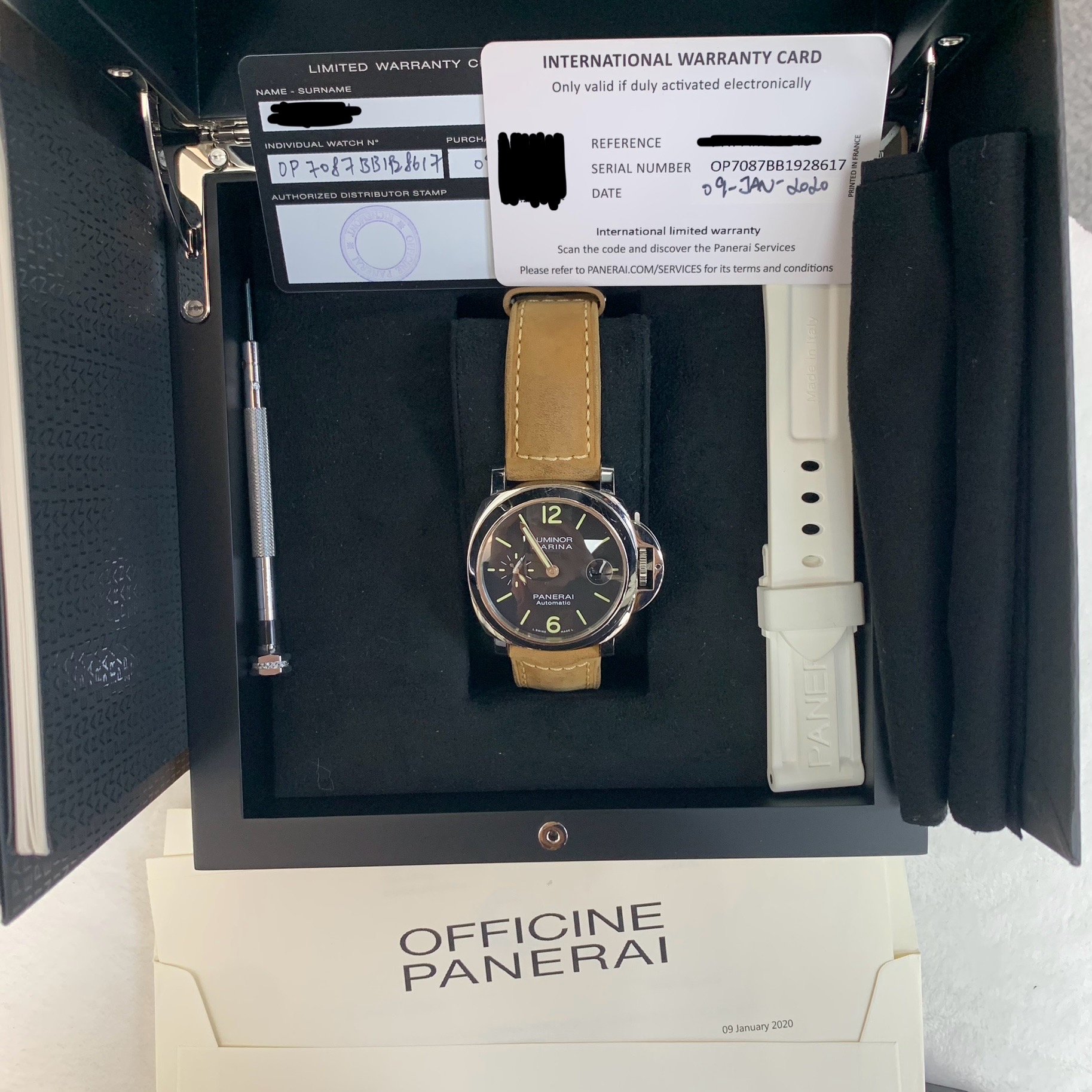 Full set 沛納海廬米系列 Panerai Luminor Marina