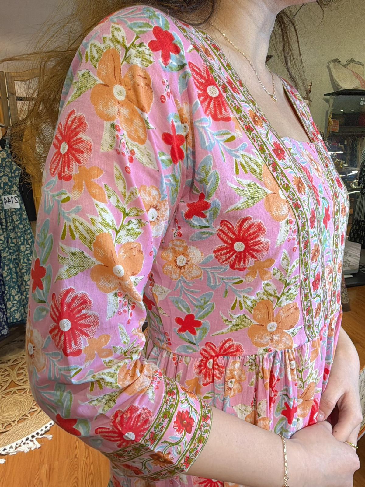 2161 Pink Fafa 3 layers With fafa Edge 47"