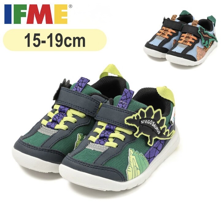 🇯🇵預訂 日本直送🇯🇵IFME兩色恐龍圖案兒童健康運動鞋