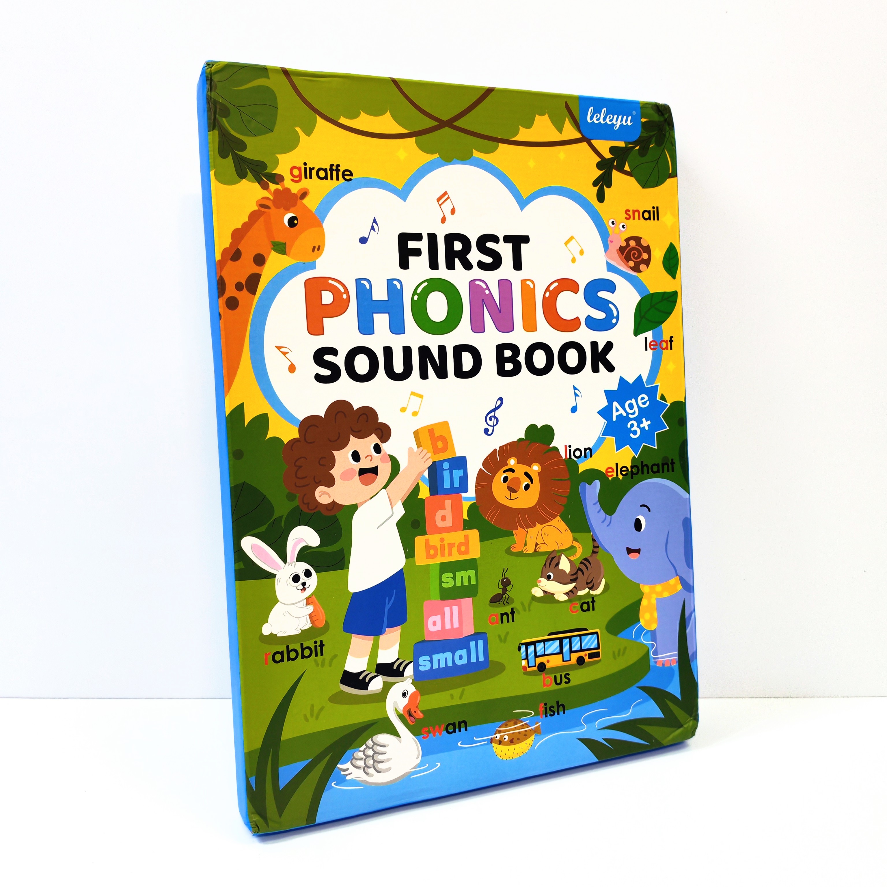 *手指點讀書*Type C 充電*First Phonics Sound Book for Kids | Interactive ABC Alphabet & Phonics Learning | Talking Educational Toy for Toddlers & Preschoolers Age 2–6 Yrs | B429