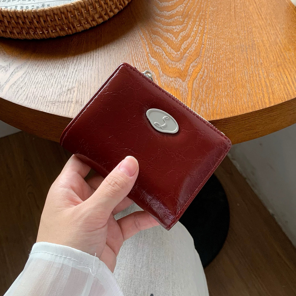 Korean Wax Leather Wallet