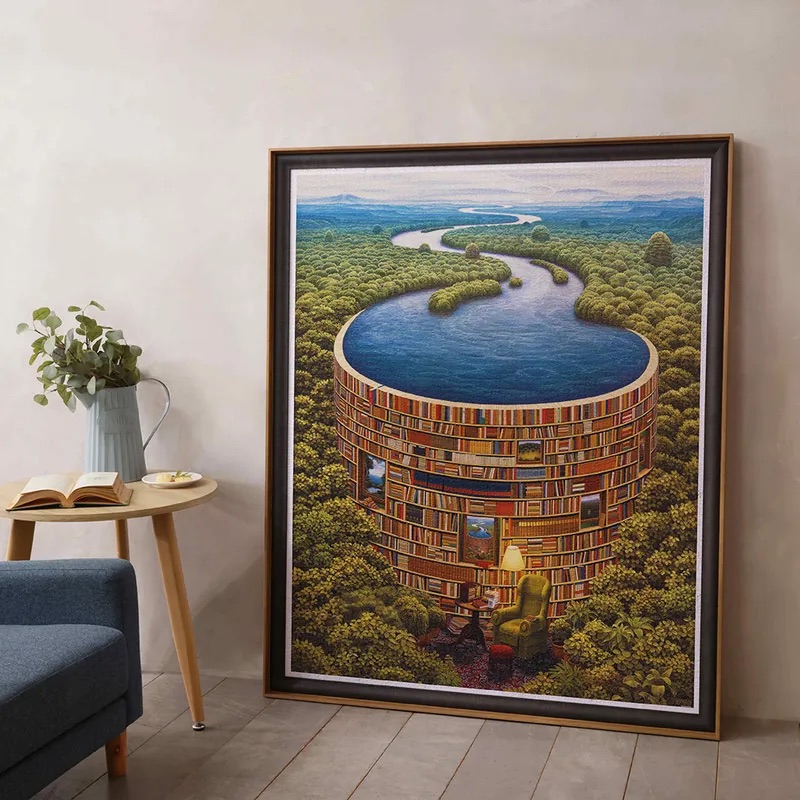 📦訂購 台灣代購 特裝限定Jacek Yerka 藏書閣 8000片 拼圖