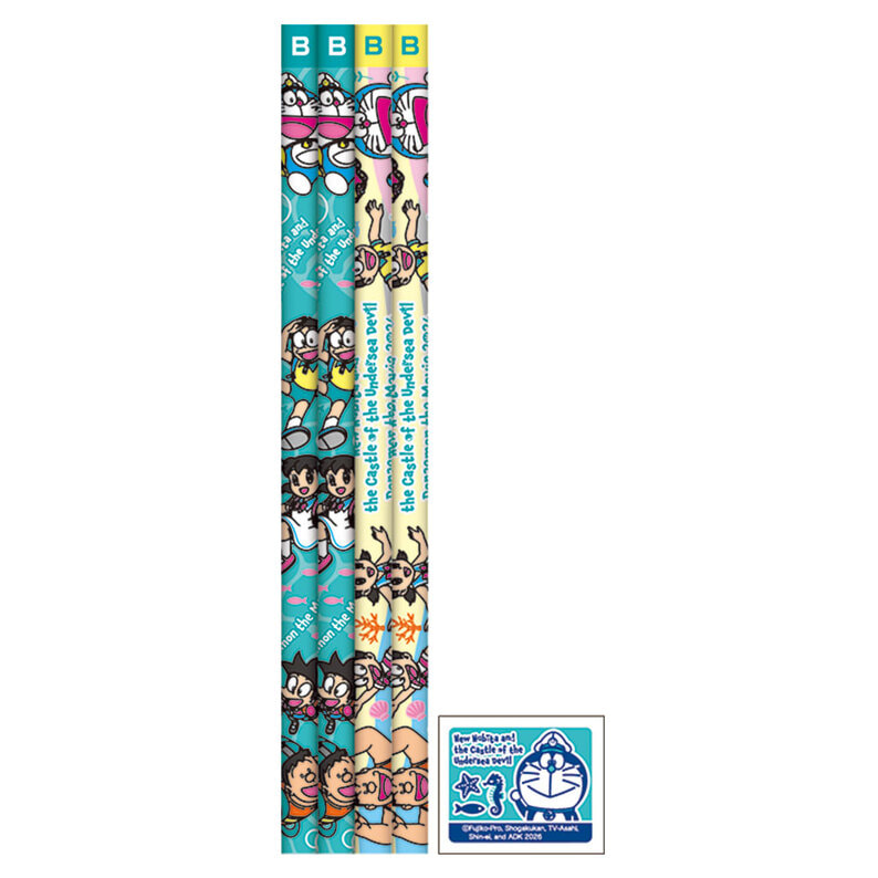 [現貨 / 訂購] 多啦A夢 2026 電影《海底鬼岩城》文具: 原子筆/貼紙/File/Memo/明信片