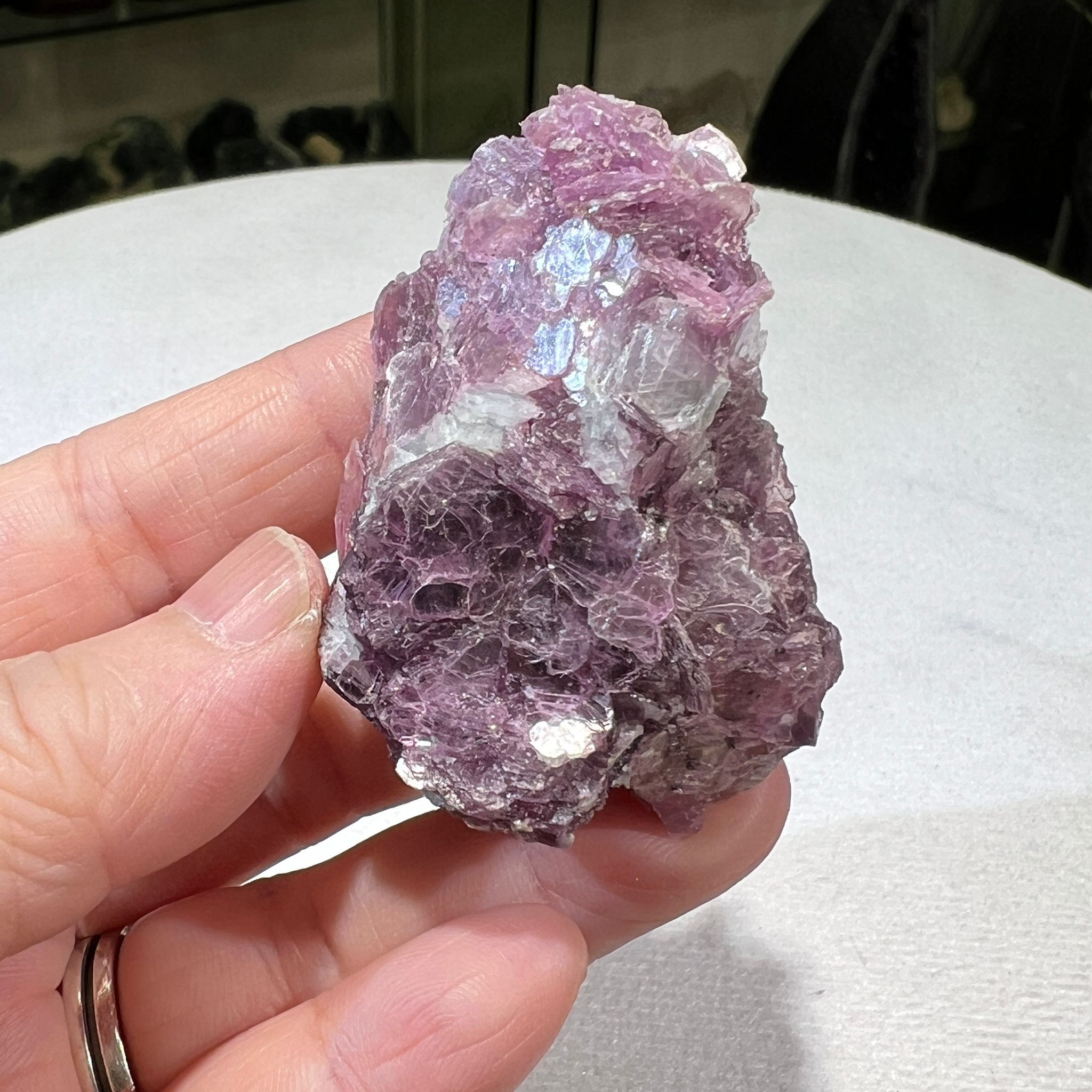 紫鋰雲母原石 #CA0051