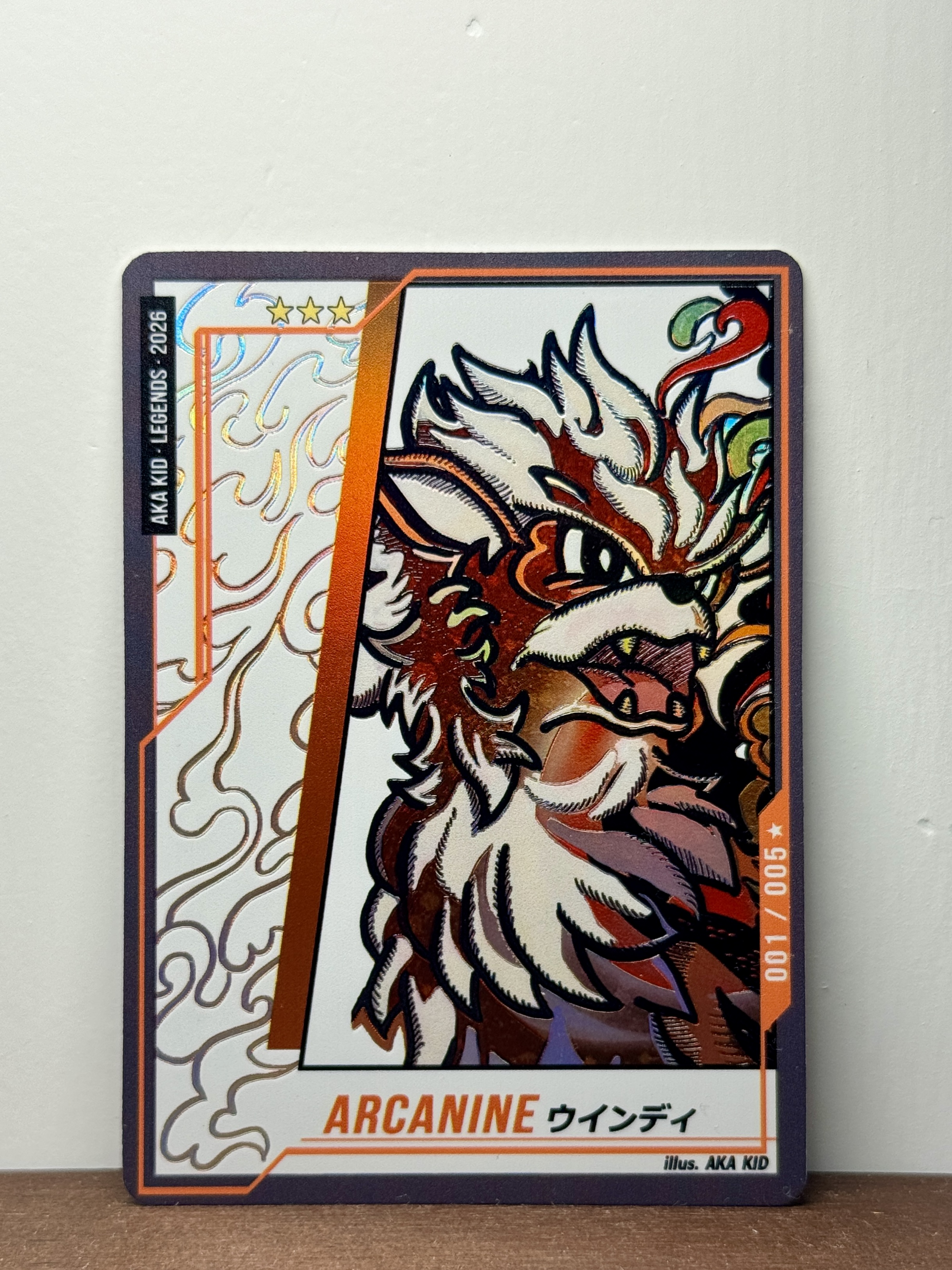 AKA KID LEGENDS 2026 – Holo full Set B- Arcanine / Garchomp / Metagross 