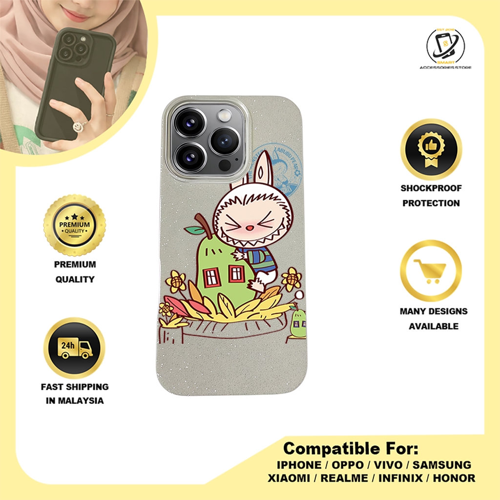 BLING CASE PHONE FOR IPHONE - DESIGN LABUBU A