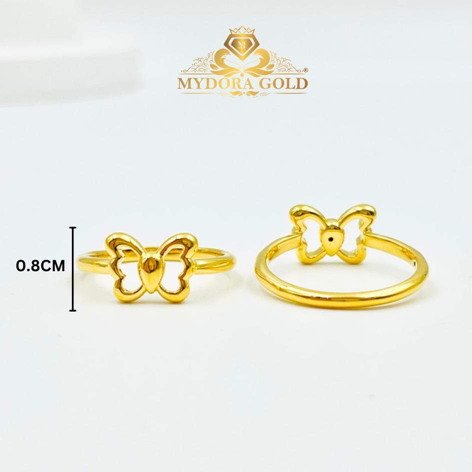 MYDORA Cincin Butterfly Bingkai (5G) l EMAS 916/22K