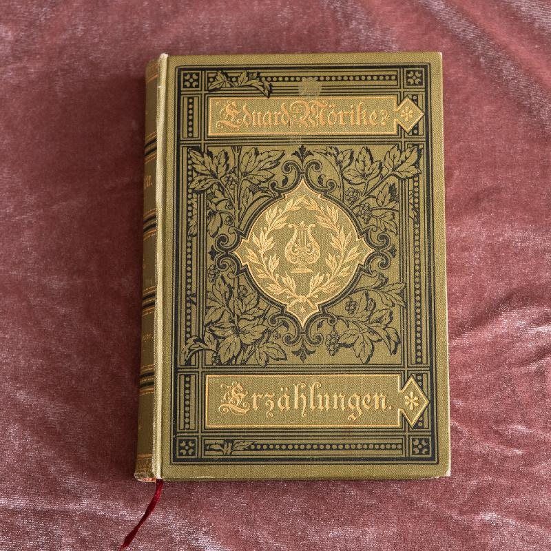 Antique Turn of Century German 1905 Eduard Mörike "Gesammelte Erzählungen" Collected Stories Book (MW117)