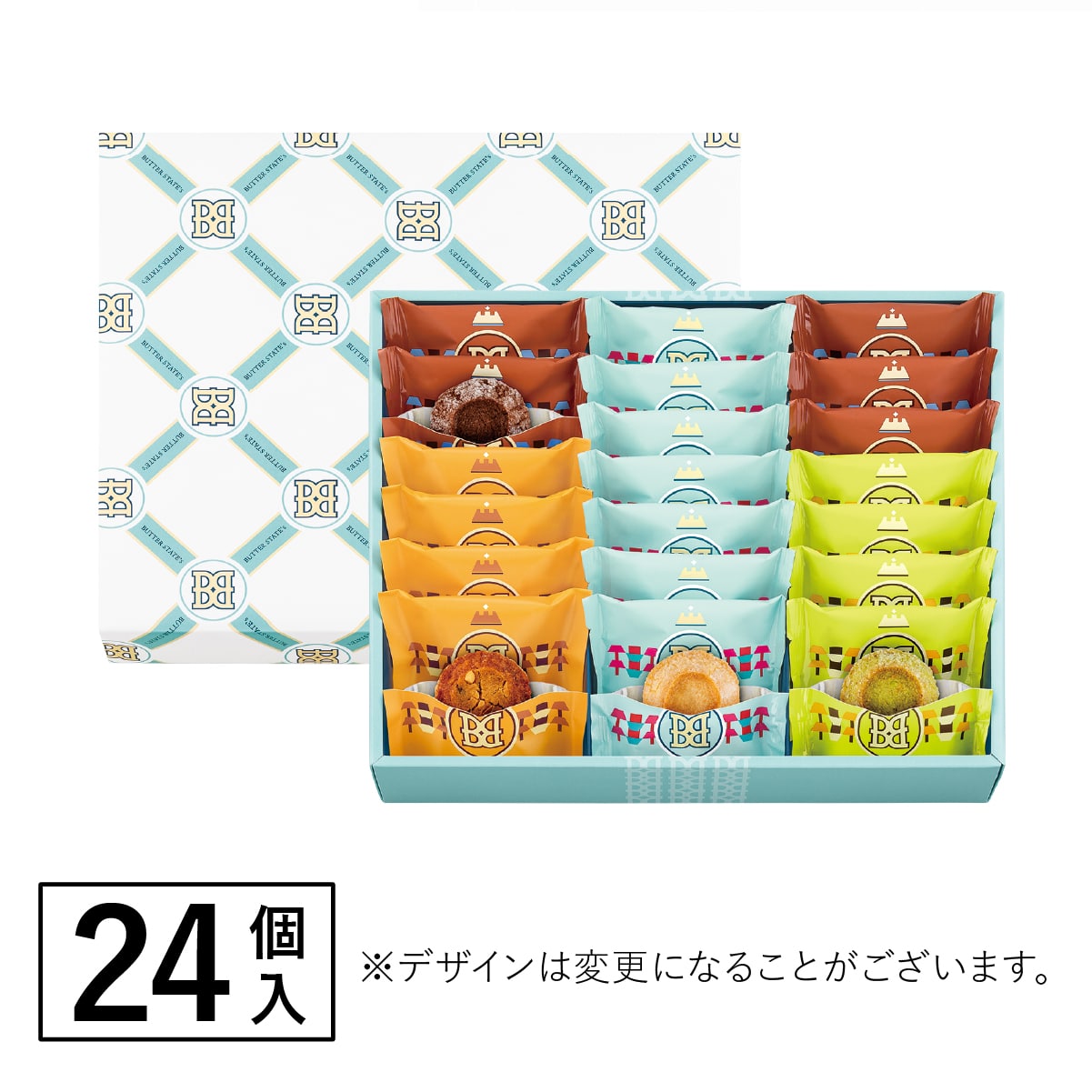 BUTTER STATE’s BUTTER STATE’s COOKIE 火山牛油曲奇綜合口味 10/24件裝