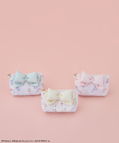 🎀【預訂】 PokePeace x Maison de FLEUR 印花蝴蝶結小包 - Yellow