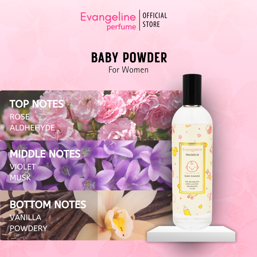 Evangeline Perfume - Baby Powder 100ml