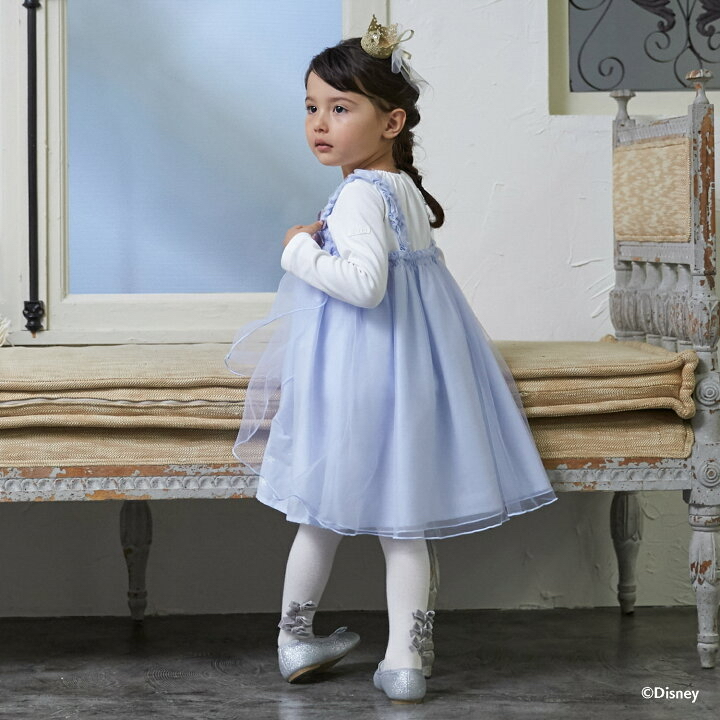 🇯🇵預訂 日本直送🇯🇵Petit Main x Frozen系列假兩件連身裙外套斜孭袋三件套裝