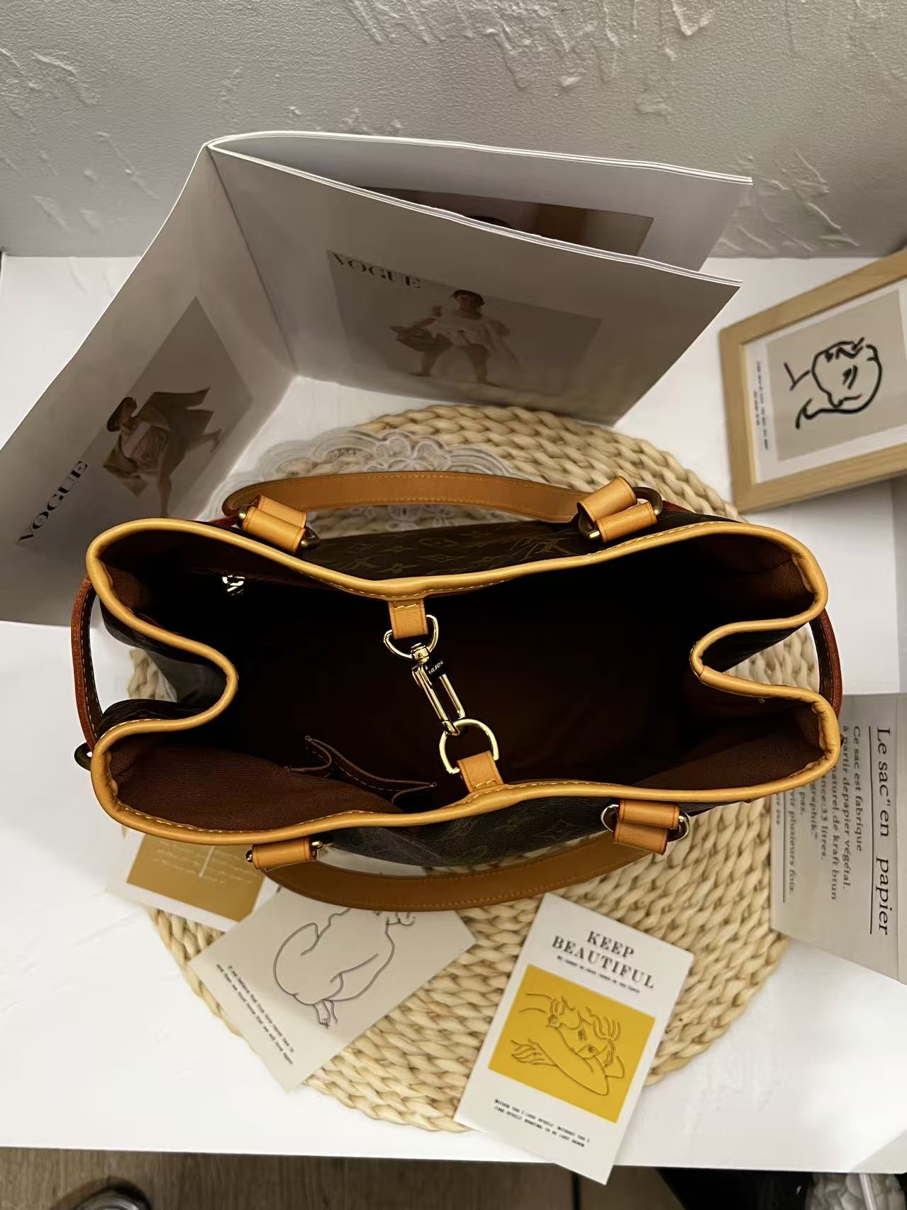 LV Monogram Batignolles Vertical Bag