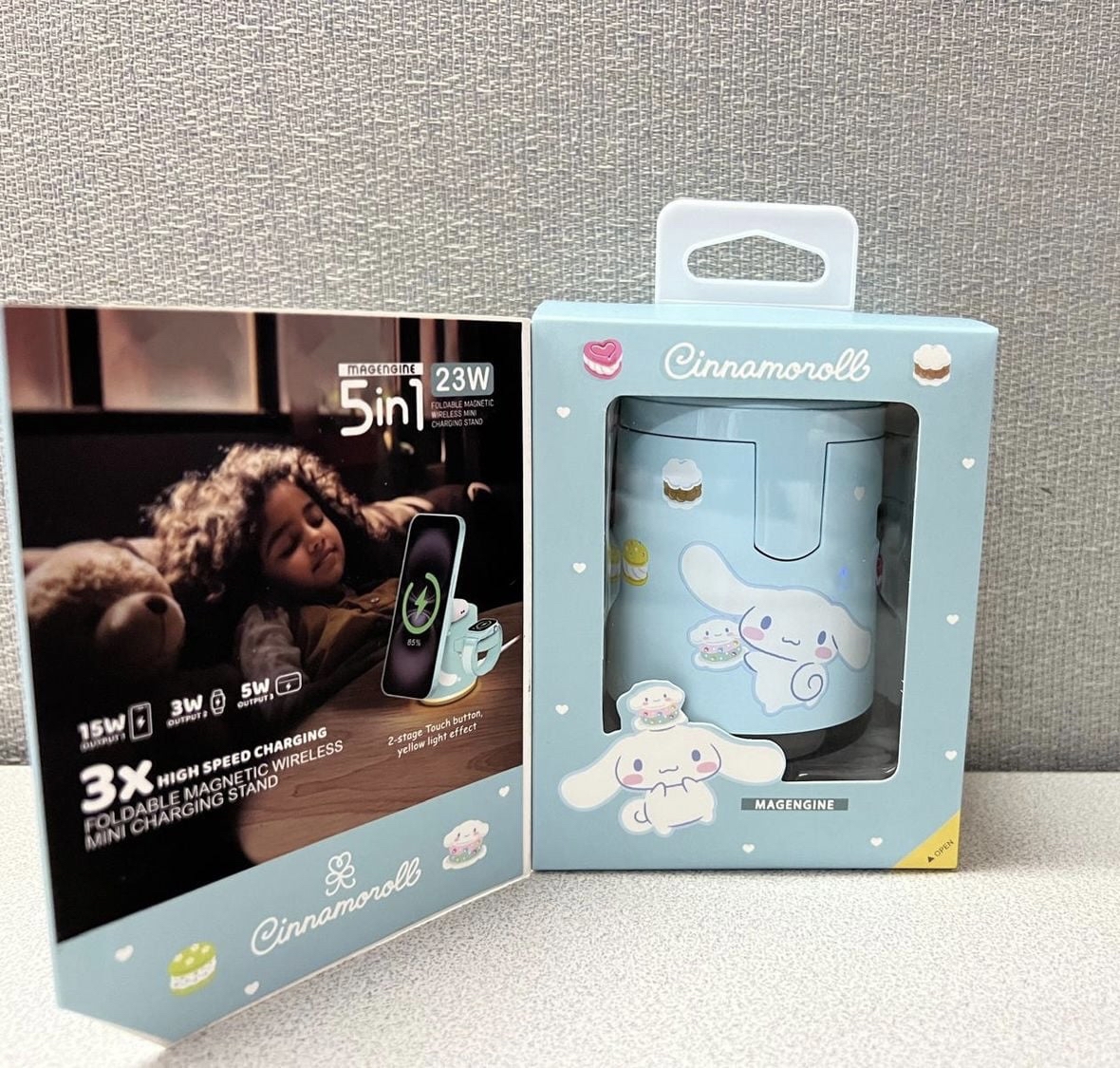 🎀 XPower x玉桂狗 Qi2迷你掌心5合1 MagCharge 15W磁吸無線充電座