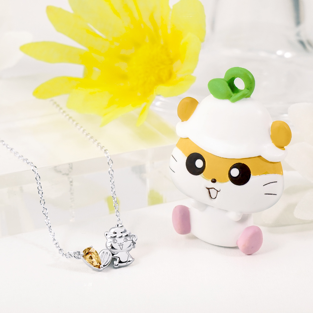 📦訂購 台灣限定 STORY 故事銀飾 X 三麗鷗 Sanrio Coro Coro Kuririn 經典系列 CK鼠 可樂鈴晶鑽純銀頸鏈