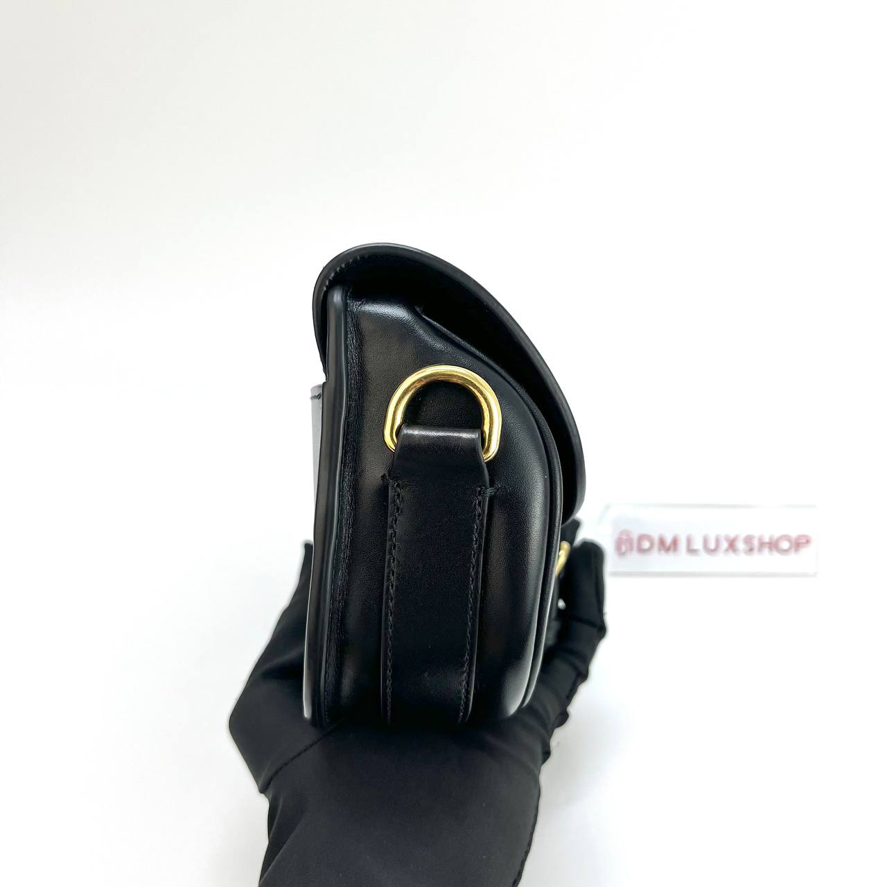 Dior Black Calfskin Bobby East West