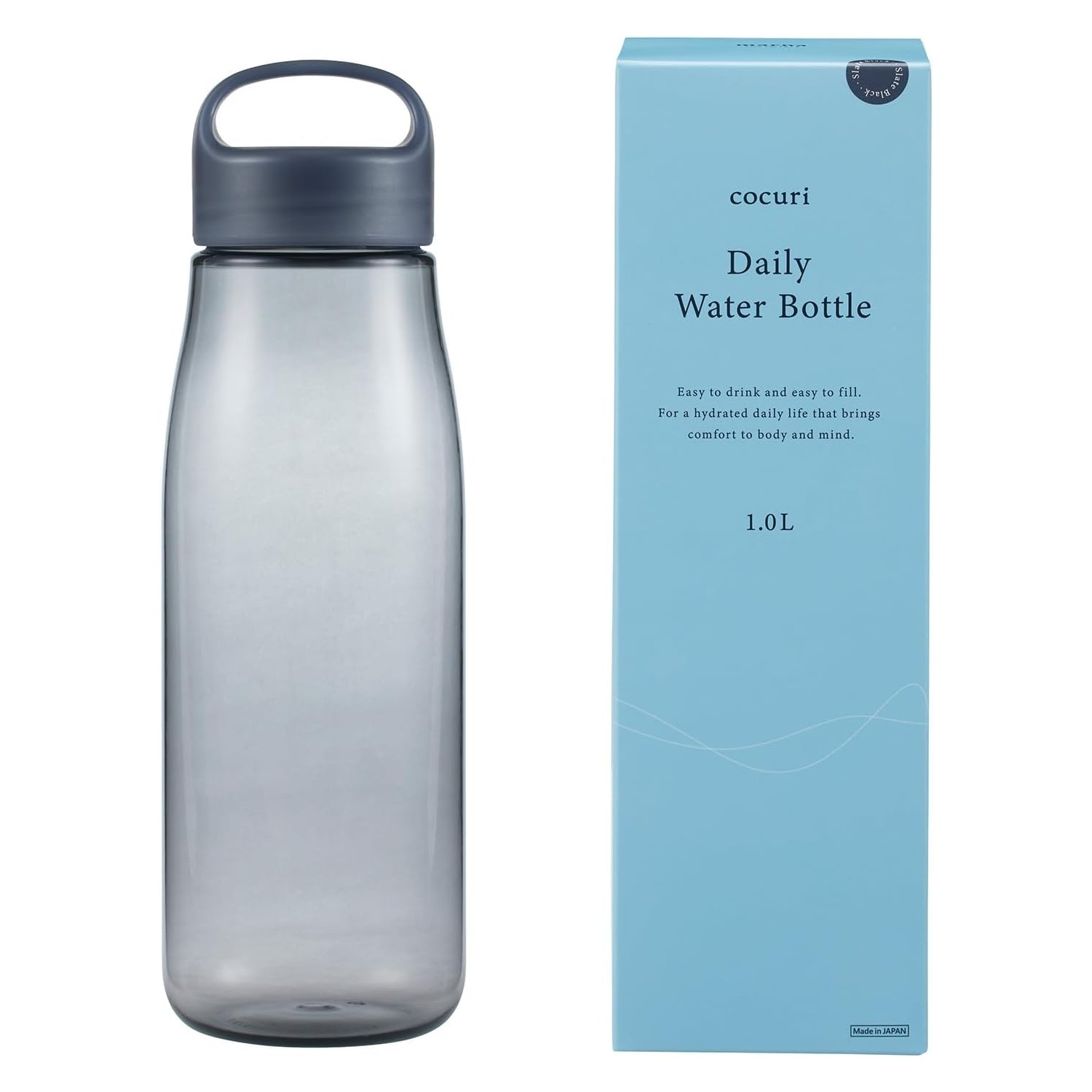🔥🔥【日本製《MARNA》cocuri Daily 無膠圈大容量水樽】1L
