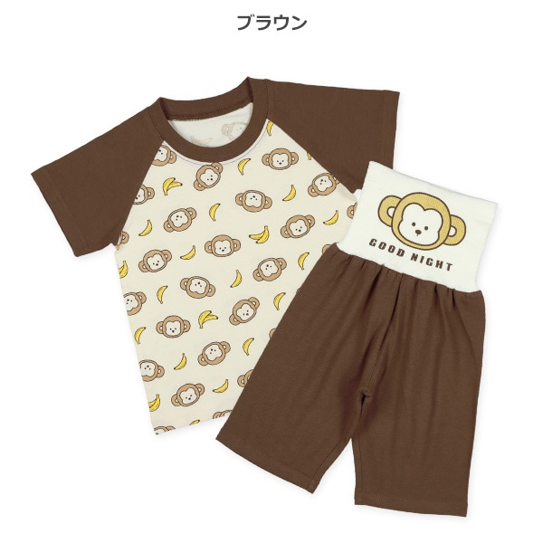 🇯🇵預訂 日本直送🇯🇵猴子香蕉滿印包腹短袖家居服上下套裝