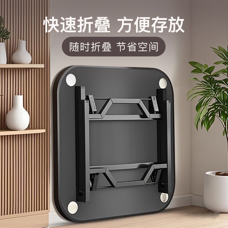 折疊式皮質摜蛋桌家用棋牌桌可折疊簡約現代使用棋牌桌折疊桌‑poker table