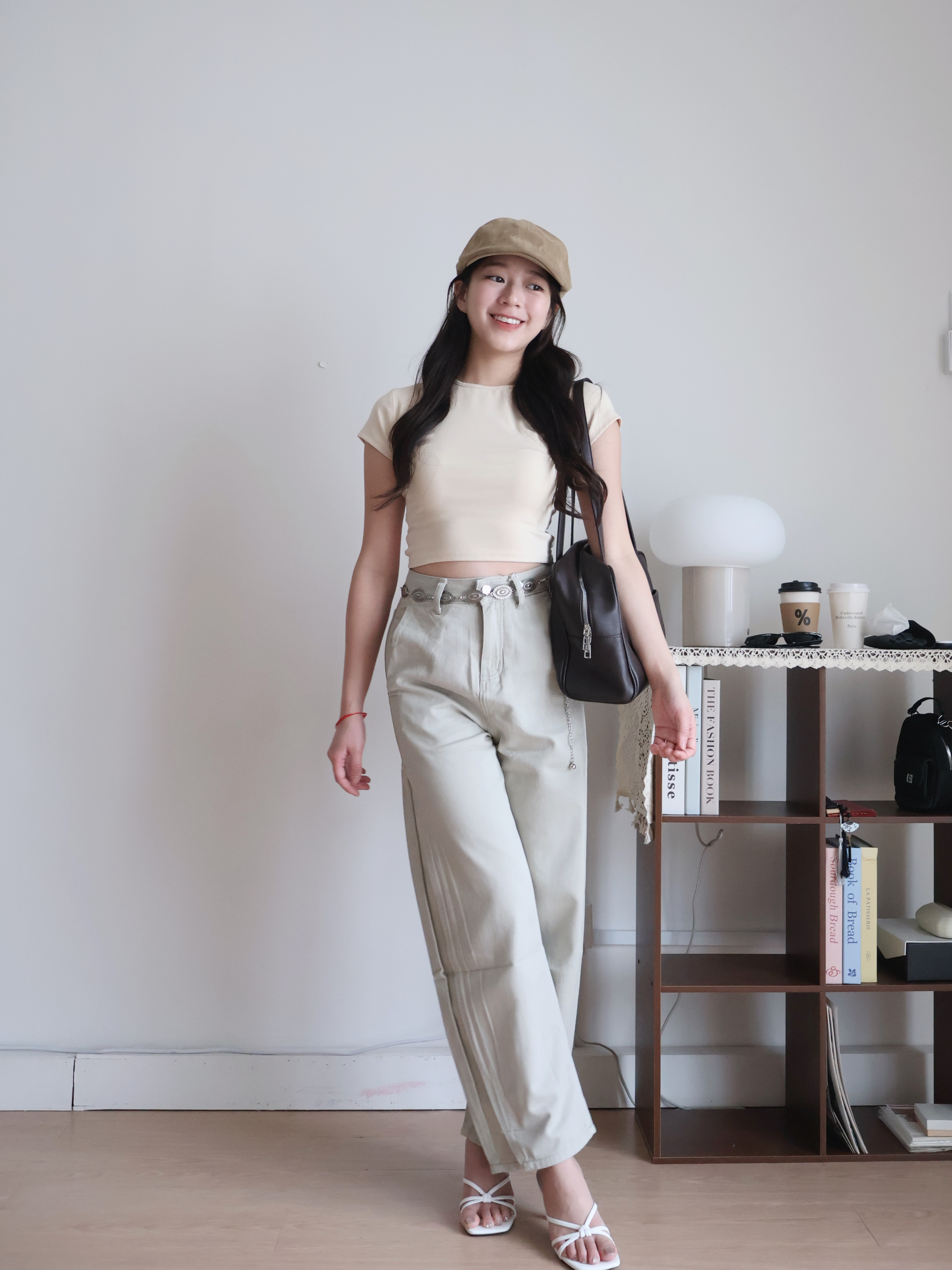 Kyle Cropped Top | Cream