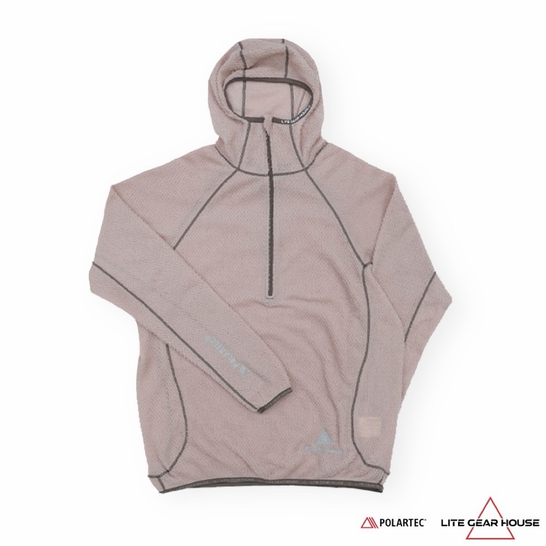 韓國品牌LITE GEAR HOUSE Alpha Direct Half ZipUp 90 半開胸上衣 輕量化 ultralight - Old Rose