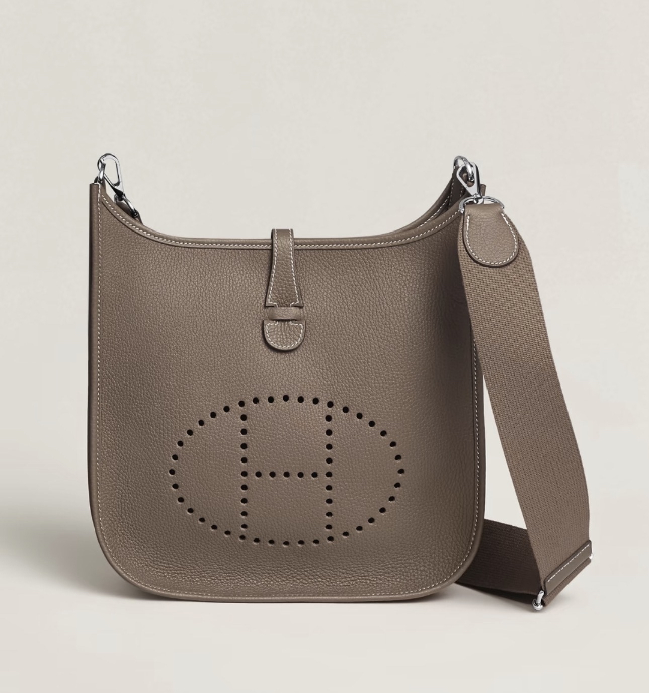 Evelyne 29 大象灰銀扣 K Stamp