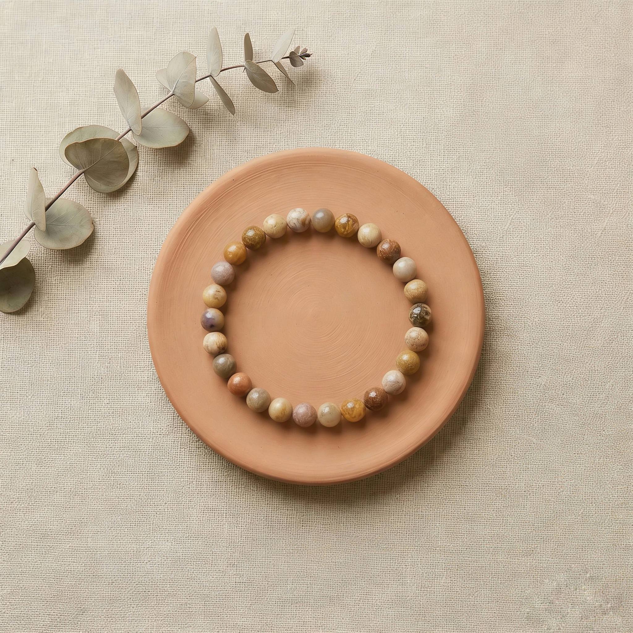 Coral Jade Bracelet
