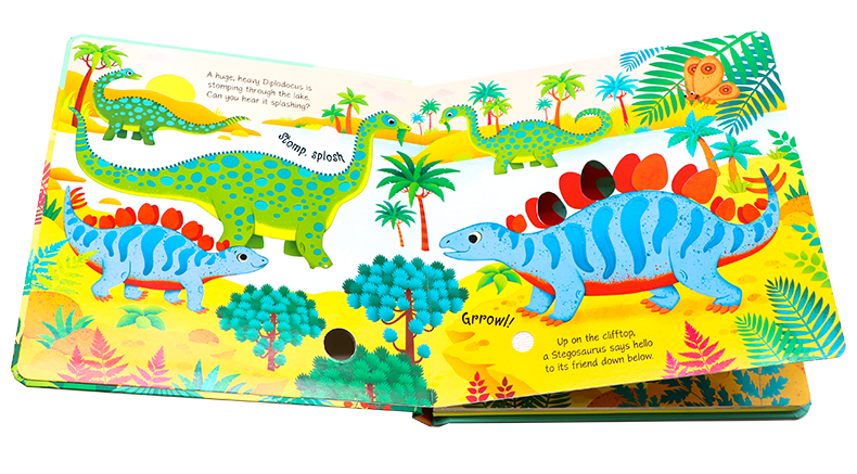 Usborne Dinosaur Sounds恐龍觸摸發聲書