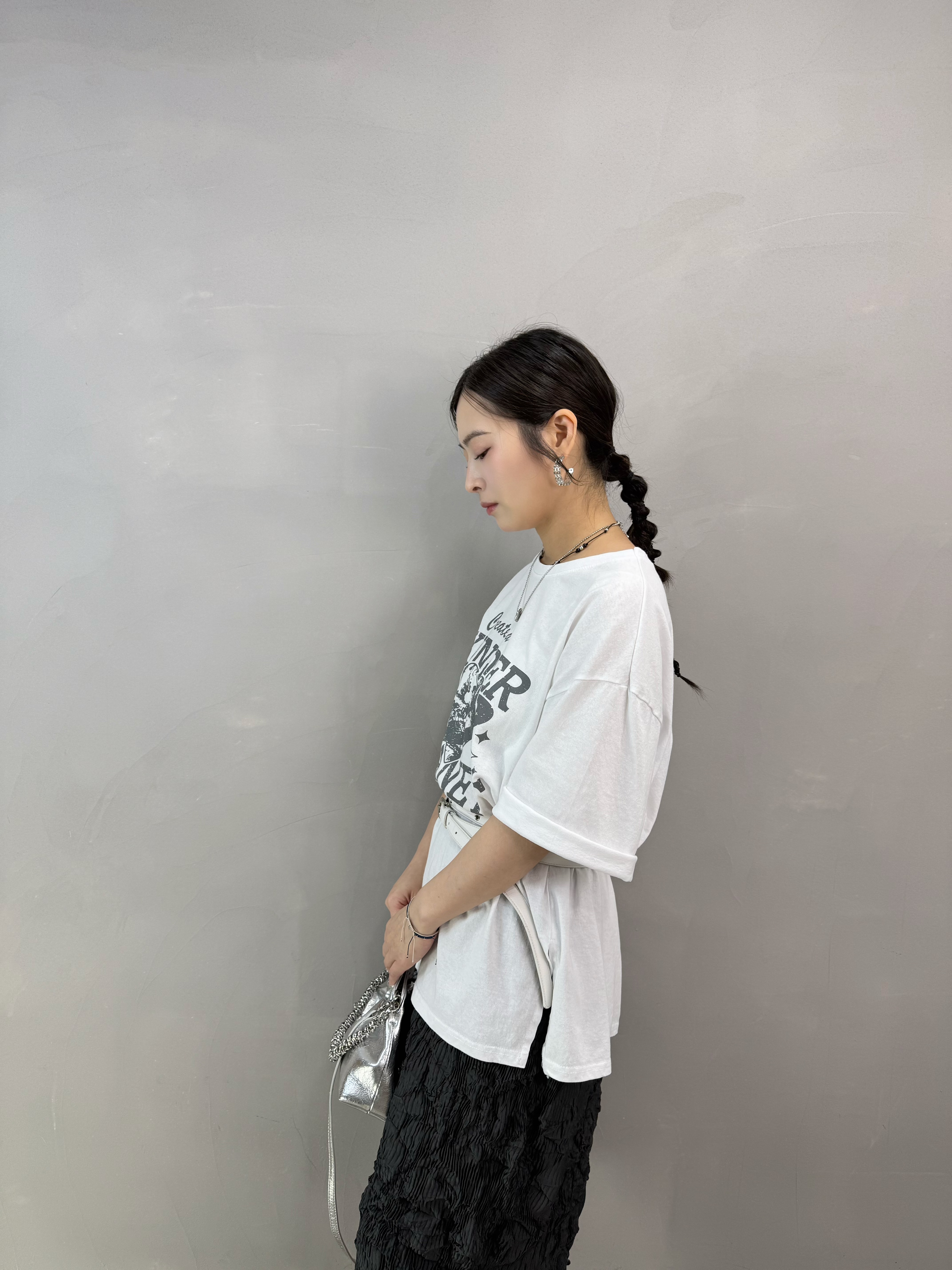 V66 心心星球Print Tee