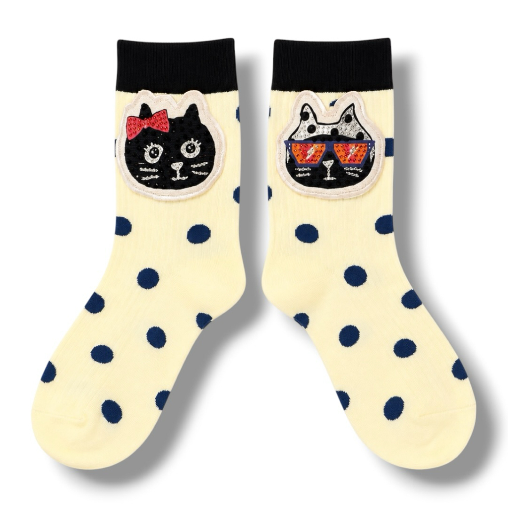 (Pre Order) Skye x Pebbly Polka Dots Socks