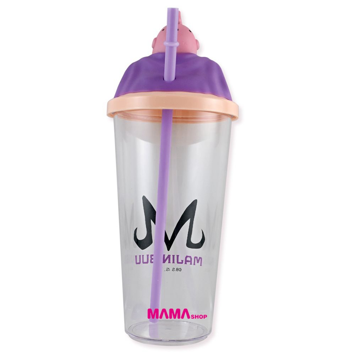 台灣直送龍珠Z  魔人布歐造型杯蓋冷水杯